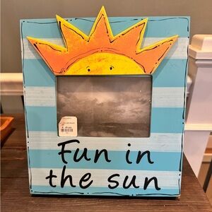 Beach photo frame